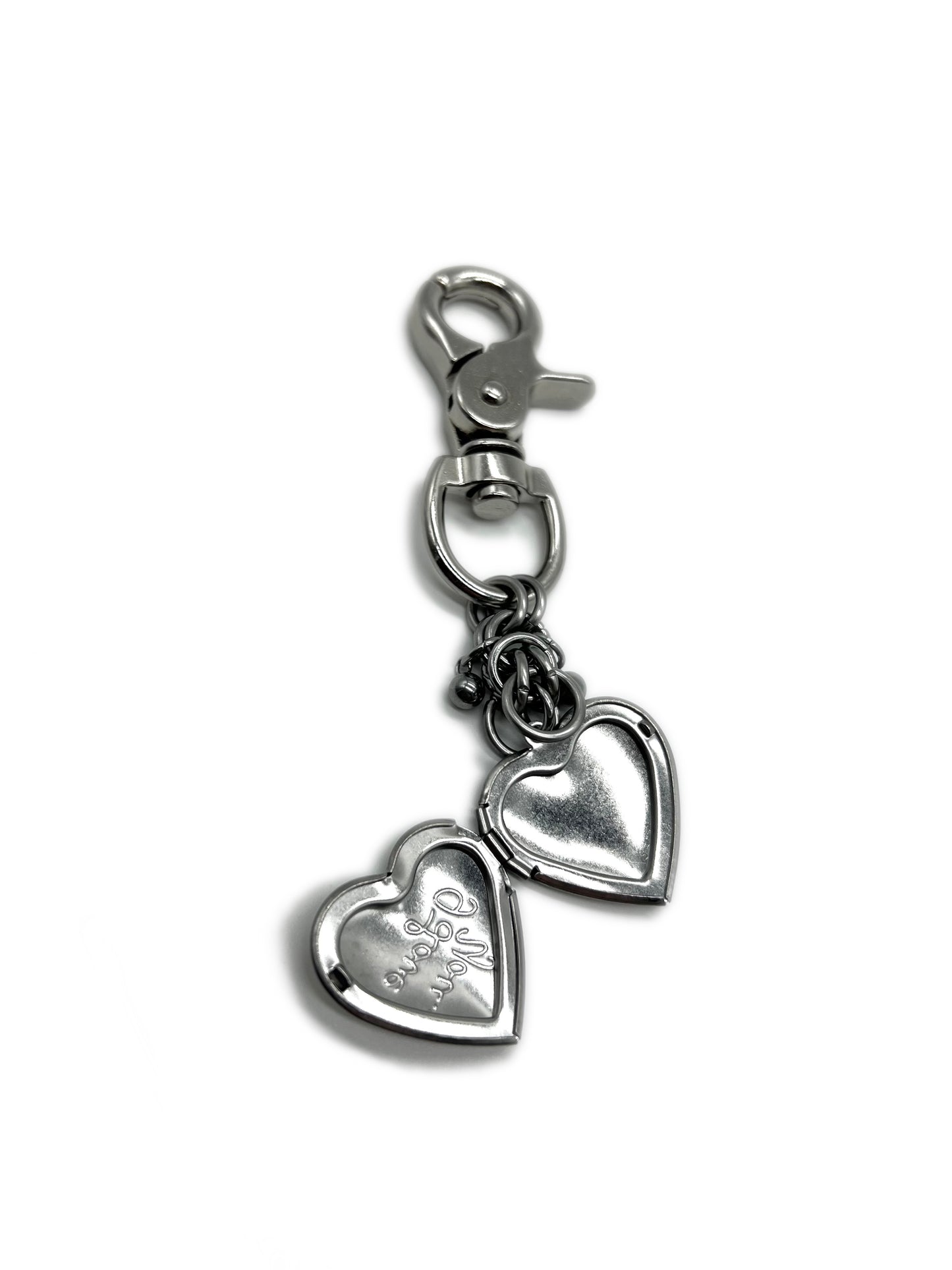 ILY Locket Keychain