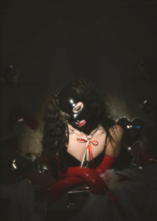 Lace Bow O-ring Choker