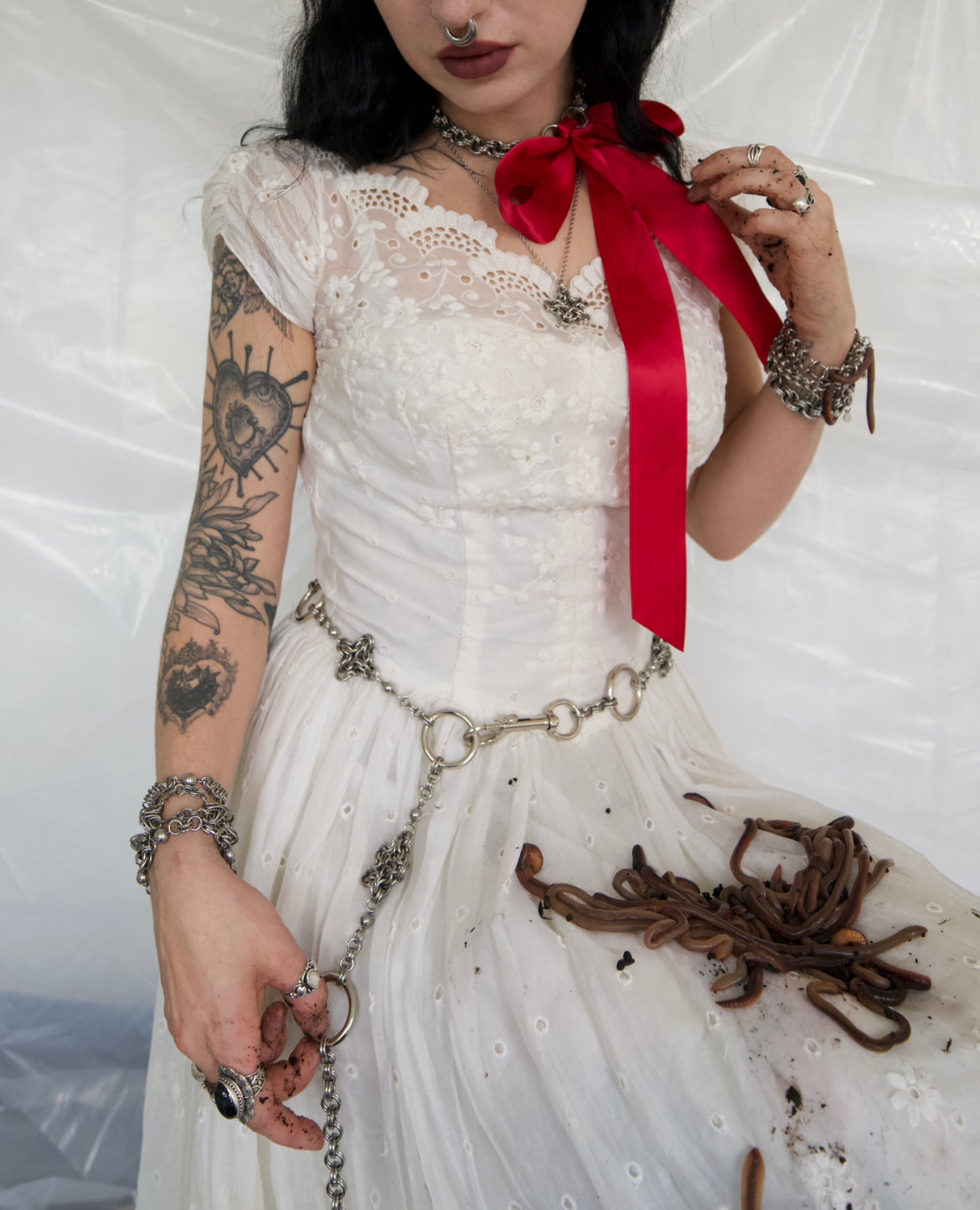 Loam Ribbon Choker