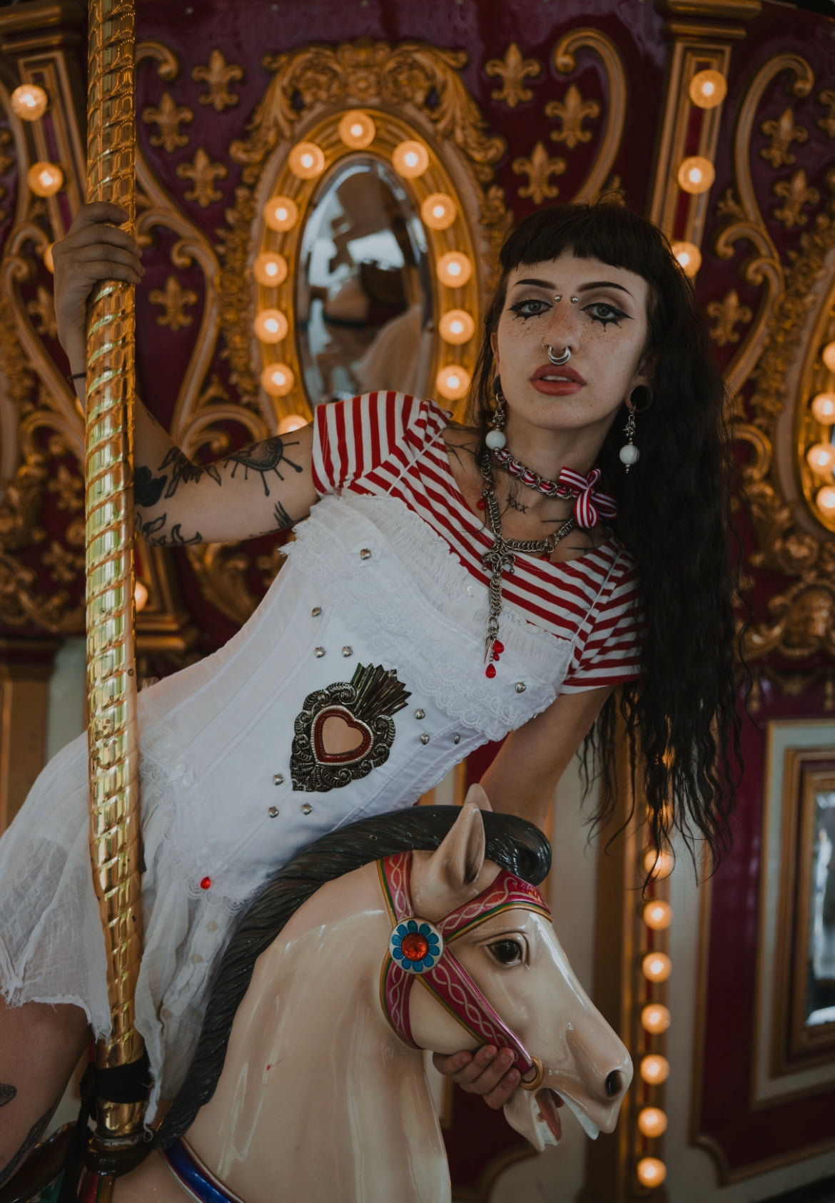 Caterpillar Candystripe Choker