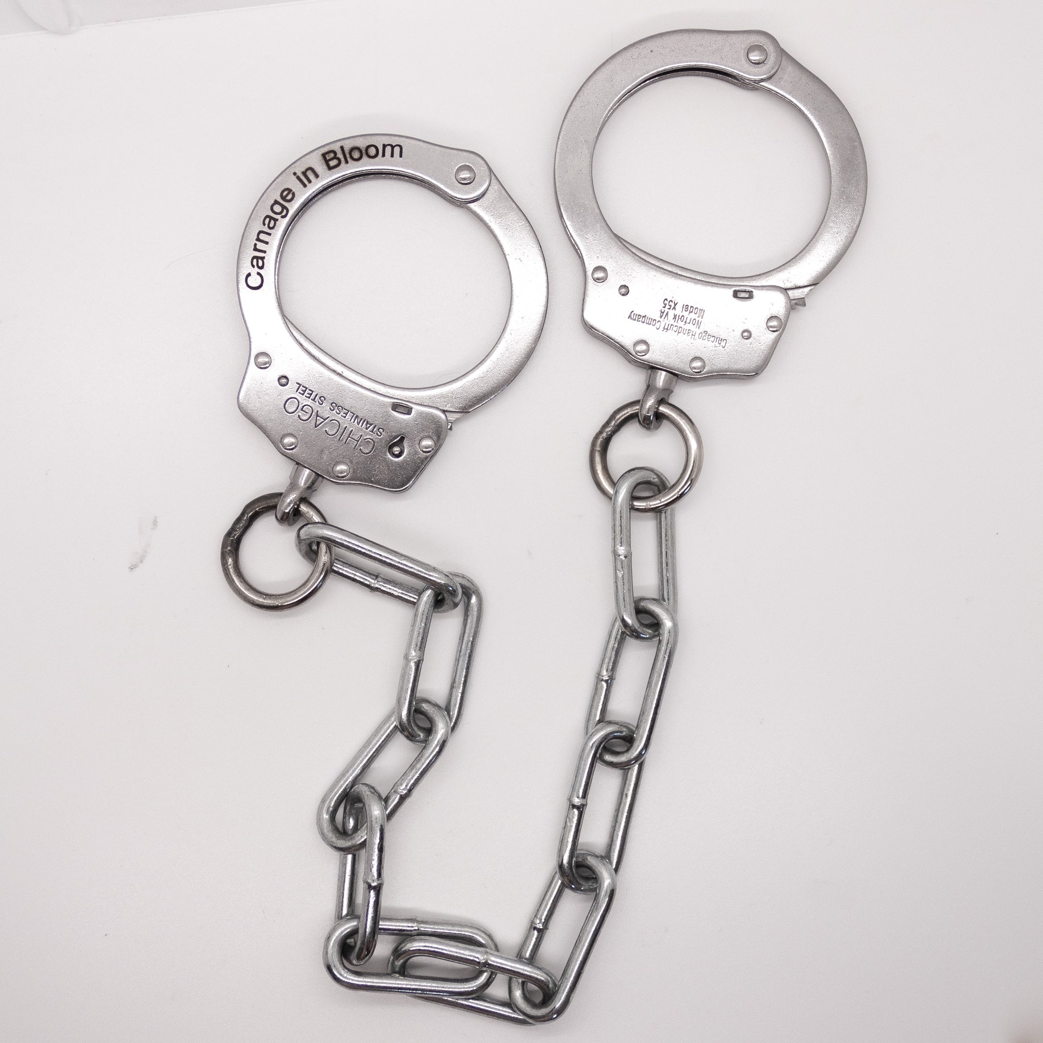 Chicago Model X55 Long Chain Handcuffs