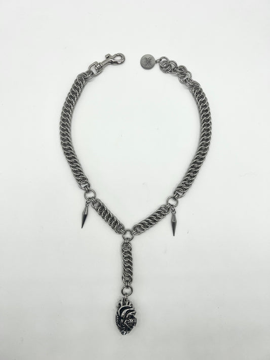 Anatomical Heart Locket Rosary