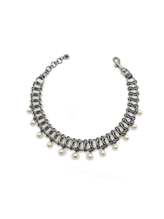 Caterpillar Pearl Choker
