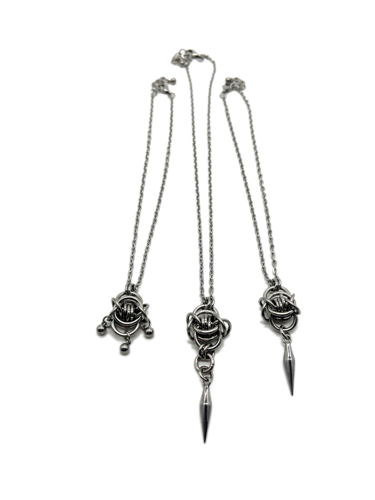 Barbed Wire Pendant Necklace