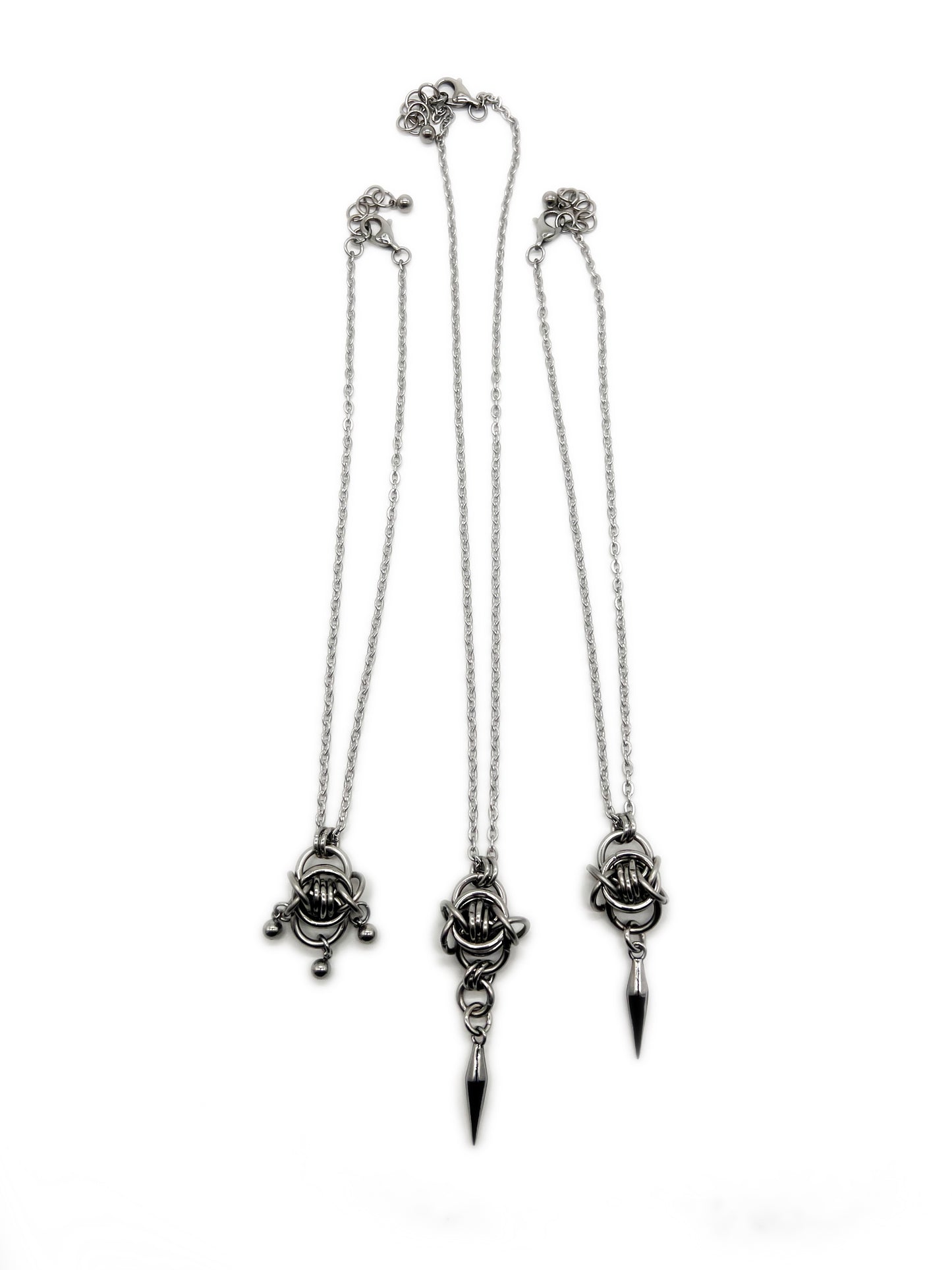 Barbed Wire Pendant Necklace