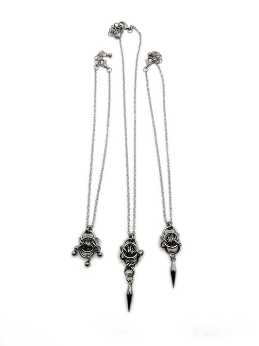 Barbed Wire Pendant Necklace