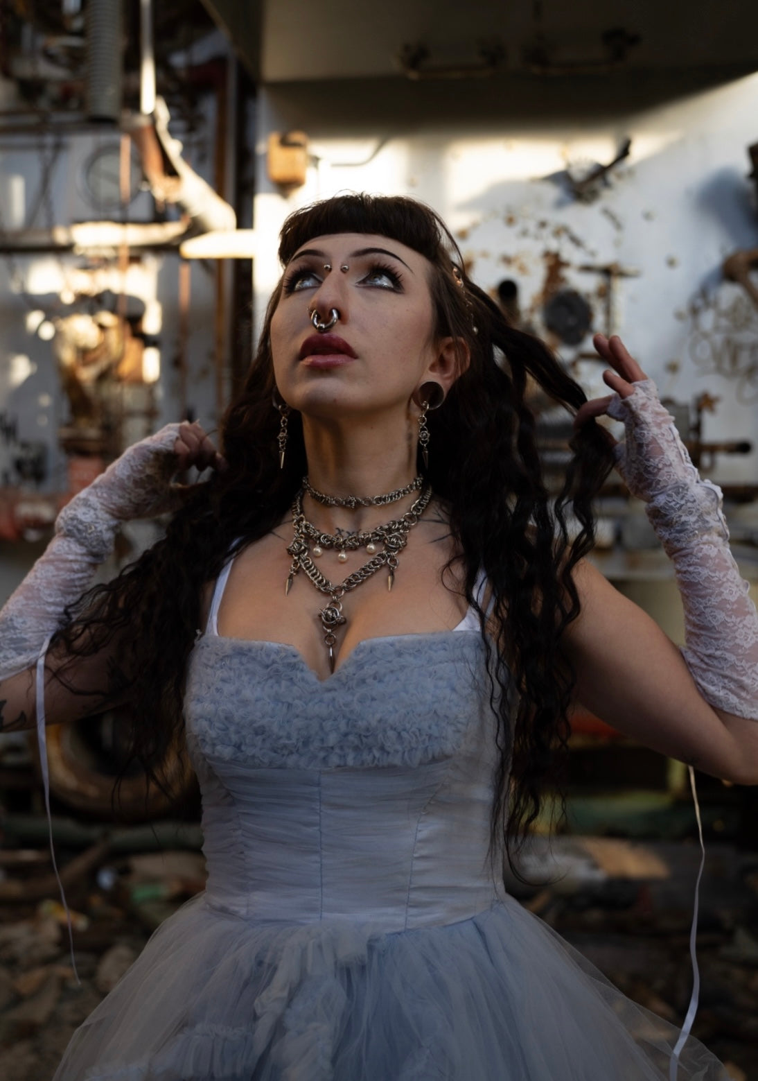 Frost Spiked Necklace