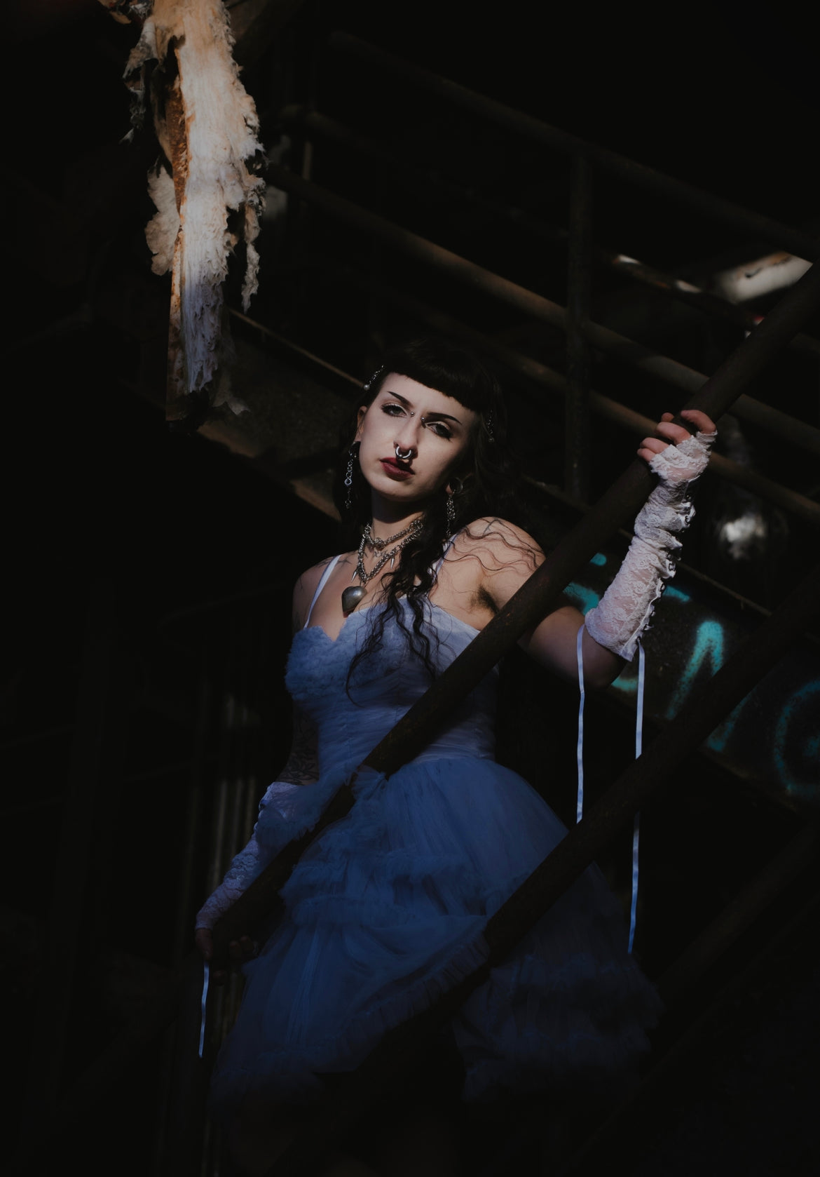 Metal Heart Spike Necklace