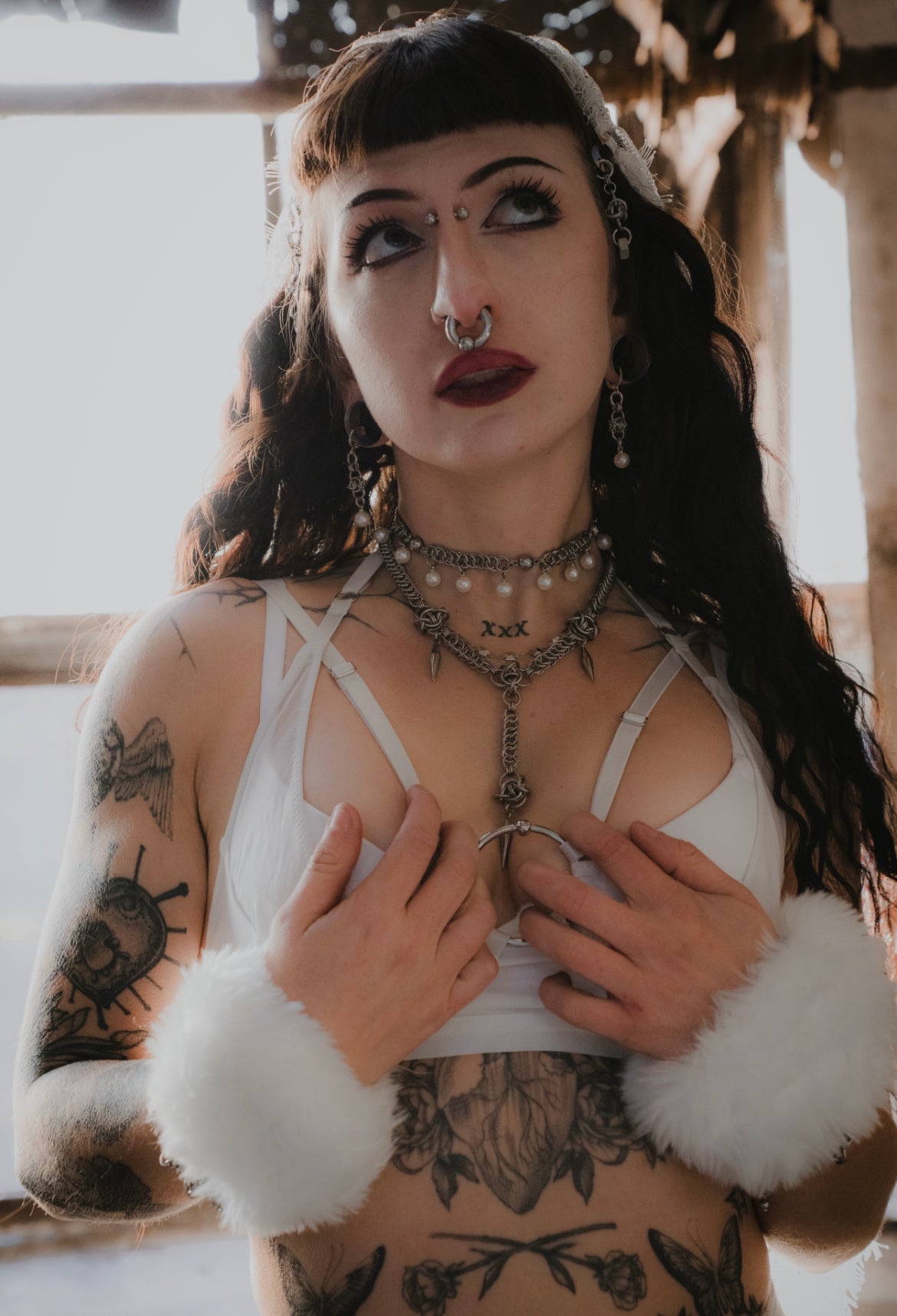 Glacial Tangle Necklace