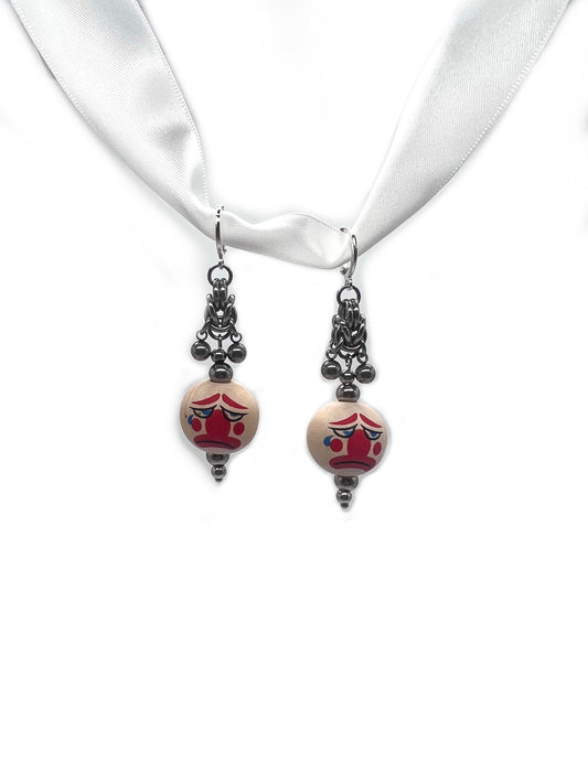 Sad Clown Earrings