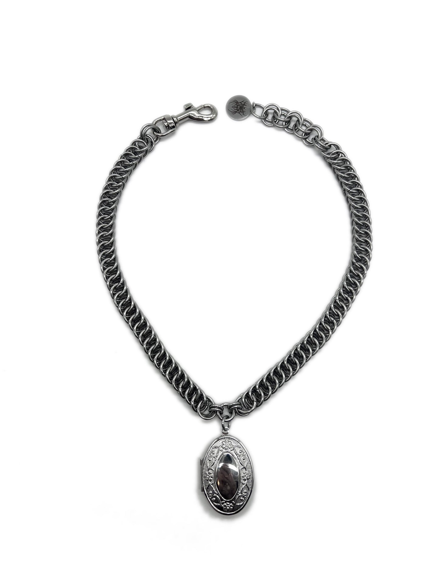 Oval Locket Necklace