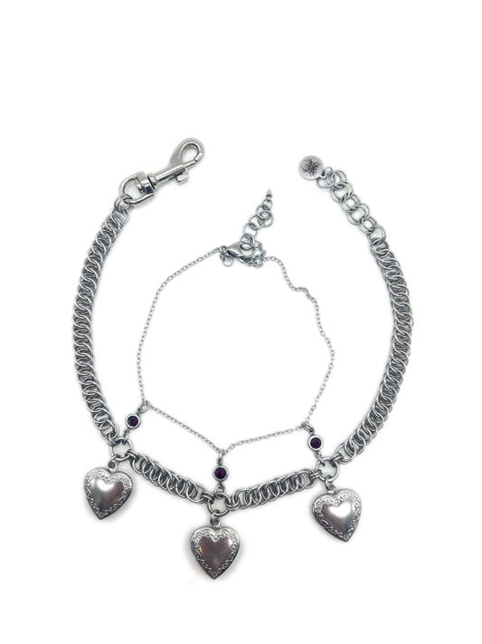 Love Triangle Choker