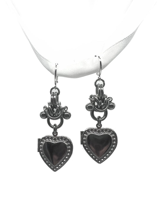 Bobble Locket Earrings