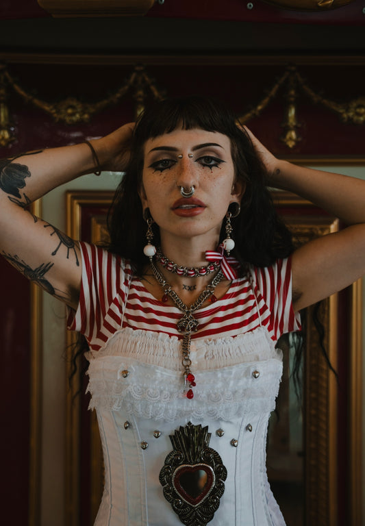 Caterpillar Candystripe Choker