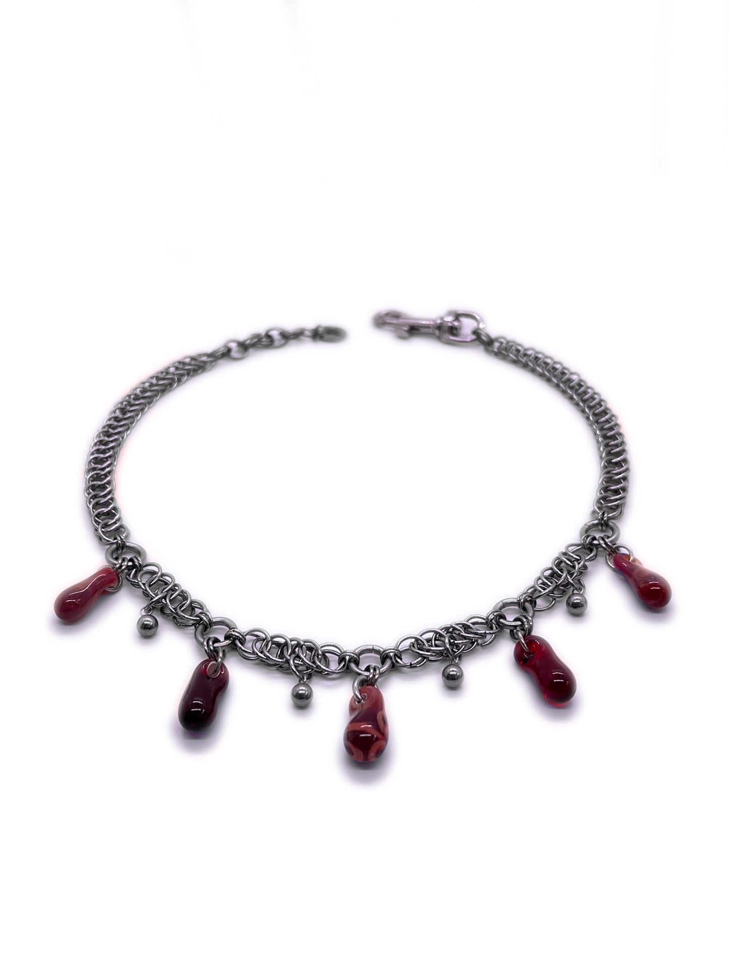 Blood Bead Necklace