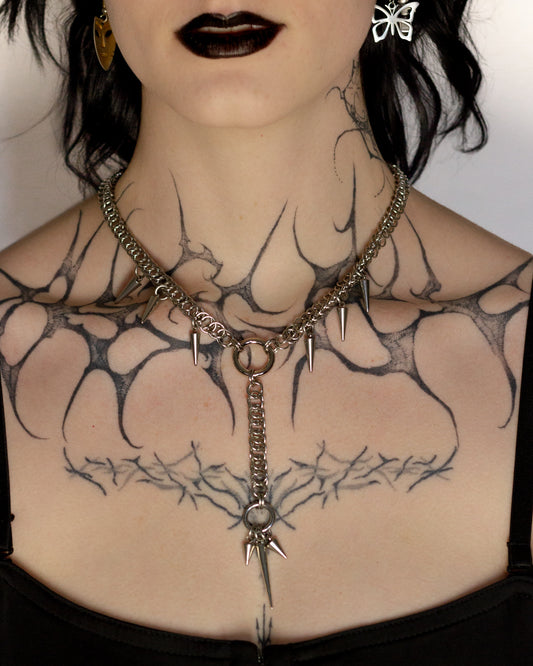 Centipede Rosary Chain with Spikes